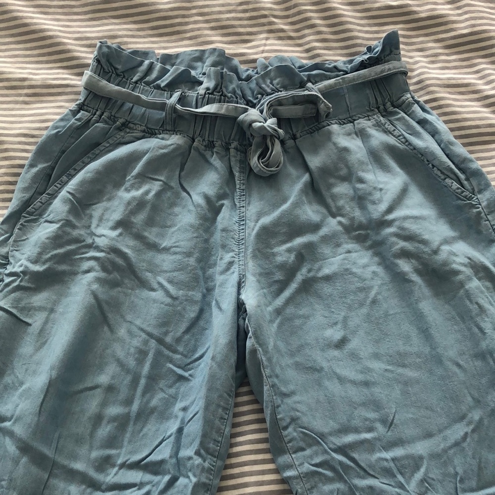Linen flowy pants